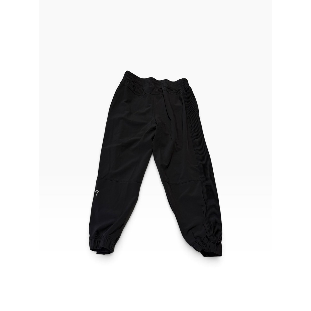 Ivivva by Lululemon Kids Black Active Joggers Pants Size 10 Reflective Logo